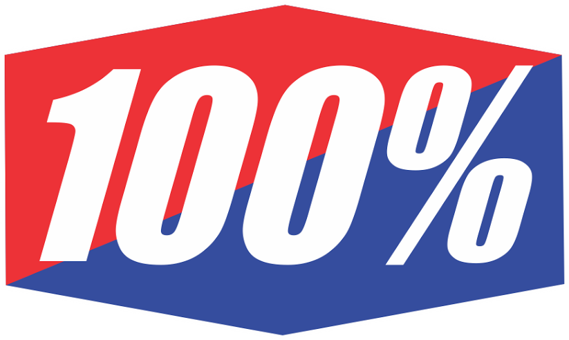 100 percent